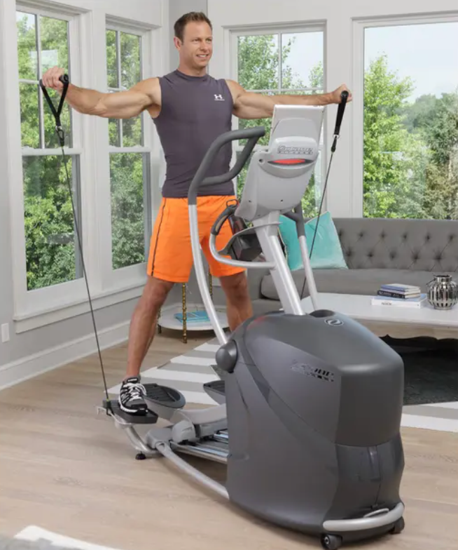 Vélo elliptique Octane Q37 avec console de luxe - Fitness Dépôt +